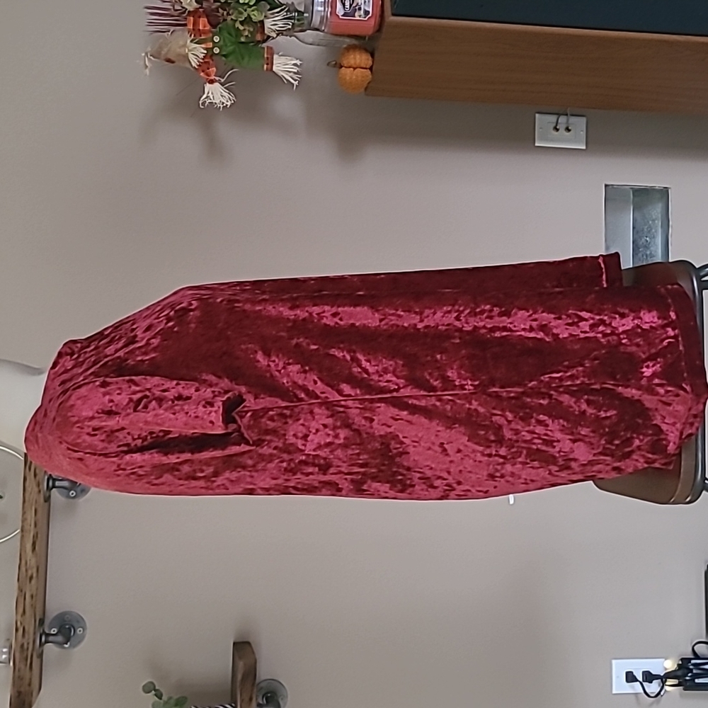 🔅Red Velvet Dress - Picture 3 of 5